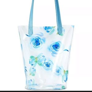 Twelve NYC Blue Floral Tote